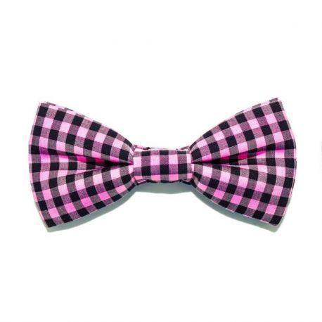 BOW TIE PINK SMALL SQUARE - SLIM SERIES