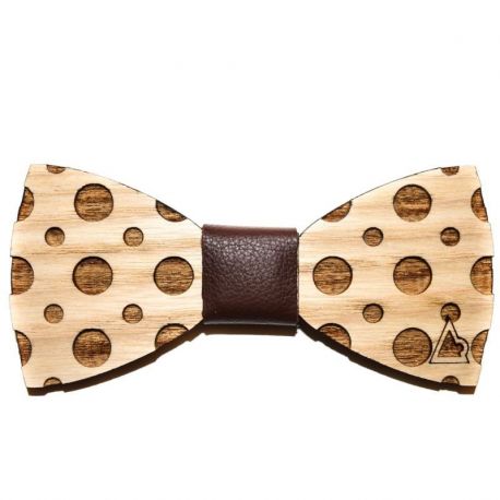 BOW TIE POLKA DOTS - WOOD SERIES