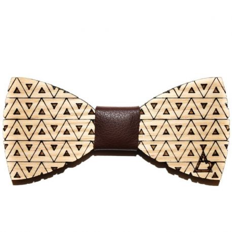 BOW-TIE TRIANGLE EN BOIS DE LA SÉRIE