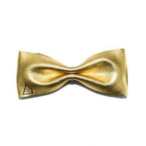 PAPILLON LEDER PUSSY-GOLD - SLIM SERIES