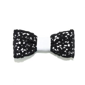 BOW TIE BLACK LACE - CIRCLE SERIES