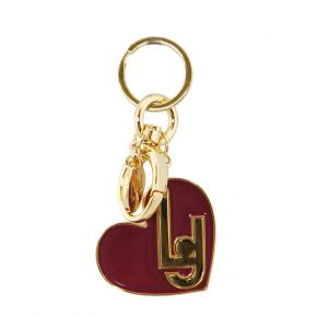 Portachiave Liu Jo lj heart key ring bordeaux