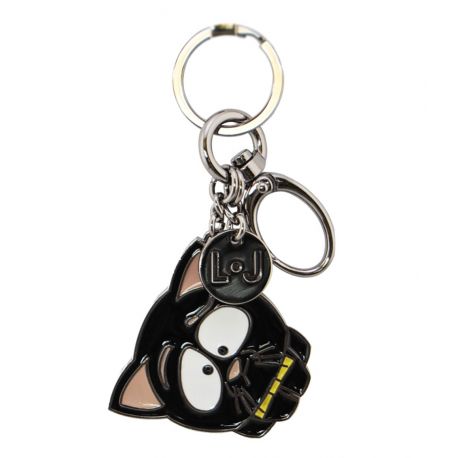 Portachiav Liu Jo weird cat key ring black