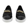 Mocassin Sneakers Lea Gu en cuir noir