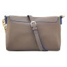 Borsa tracolla pochette busta Liu Jo keros grigio cemento/blu