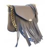 Borsa tracolla pochette busta Liu Jo keros grigio cemento/blu