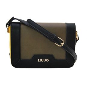 Bolso de hombro de Liu Jo del nuevo cannes avioneta mostaza/marrón/negro