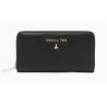 Wallet zip around black