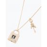 Collana necklace Patrizia Pepe light gold black oro chiaro e nero