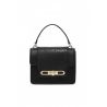 Shoulder bag tracollina Liu jo beetle calf python black