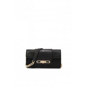 Bolso de hombro de tracollina Liu jo escarabajo calfpyt negro