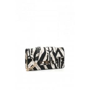 Borsa tracolla tracollina Liu jo coleottero zebra bianca nera