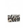 Shoulder bag tracollina Liu jo beetle zebra black white