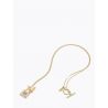 Collana necklace Patrizia Pepe shiny gold butterfly oro diamanti