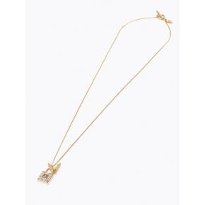 Collana necklace Patrizia Pepe shiny gold butterfly oro diamanti