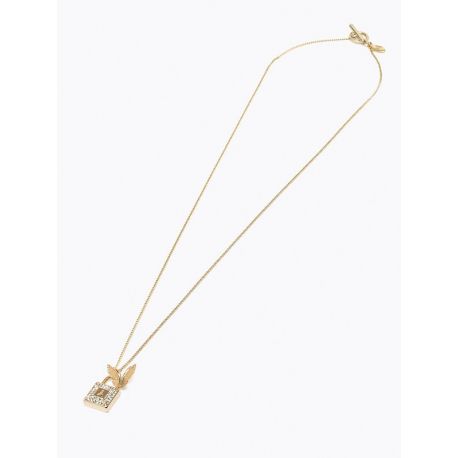 Necklace necklace Patrizia Pepe shiny gold butterfly, gold, diamonds