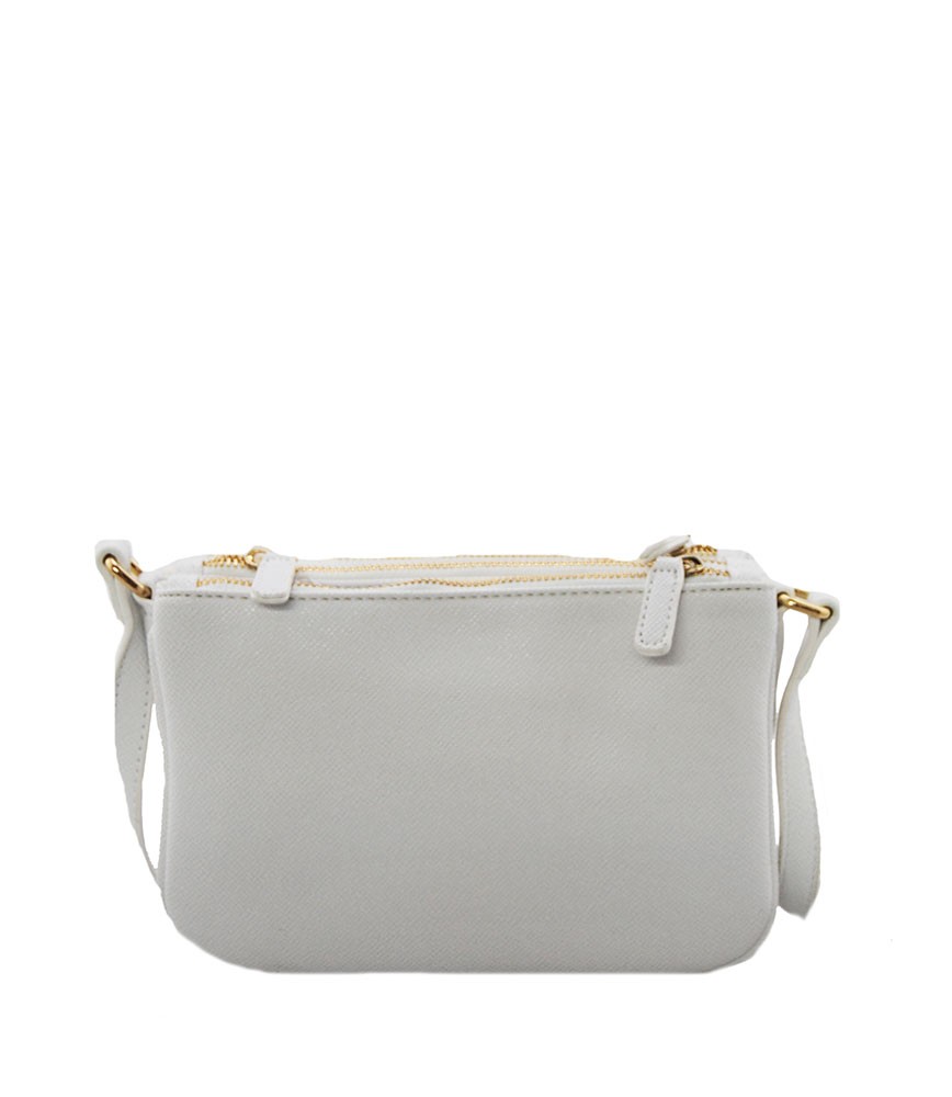 Borsa A Tracolla EVVE In Pelle Vegana Con Tripla Cerniera - Piccola Borsa Per Fotocamera Con Tracolla Larga Regolabile, Colori Vari