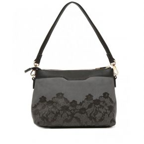 Bag tracollina Liu Jo xs creating harmony of steel printed black lace