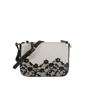 Shoulder bag Liu Jo xs triple creating harmony lace grigiio