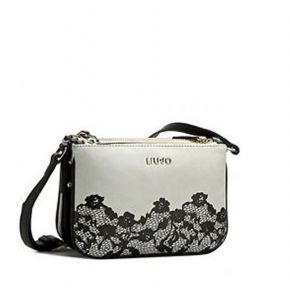 Shoulder bag Liu Jo xs triple creating harmony lace grigiio