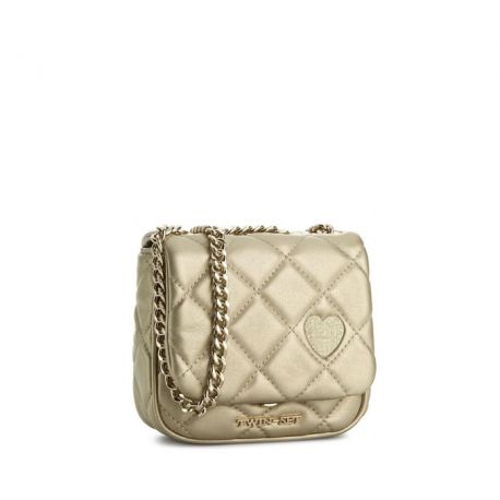 Bag tracollina Twin-Set quilted gold free gold quilted Twin Set Simona Barbieri