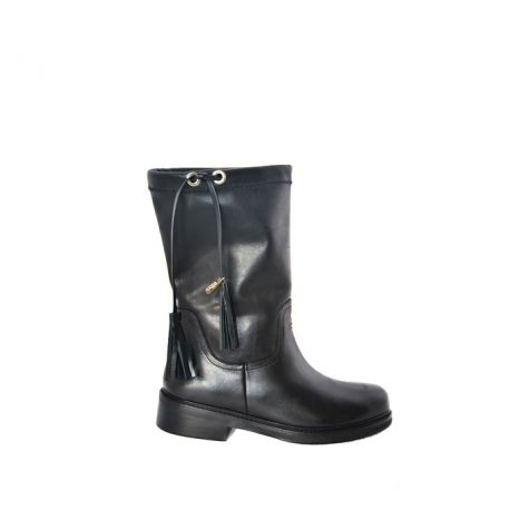 Low boot Patrizia Pepe en cuir de veau noir Patrizia Pepe