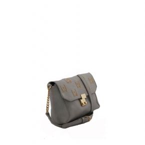 Shoulder bag Liu Jo iraclia logo LJ gray cement Liu Jo