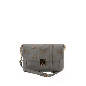 Shoulder bag Liu Jo iraclia logo LJ gray cement Liu Jo