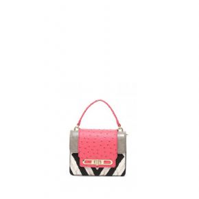 Borsa tracolla tracollina Liu jo coleottero rosa grigia zebra