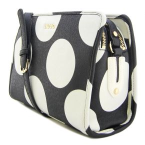 SHOULDER STRAP S KOS POLKA DOT B/BLACK LIU JO