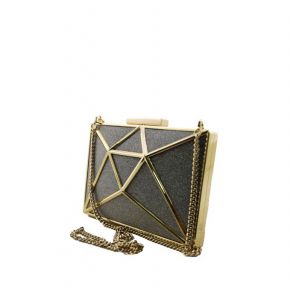 Clutch-tasche von Liu Jo fresia glitter silber