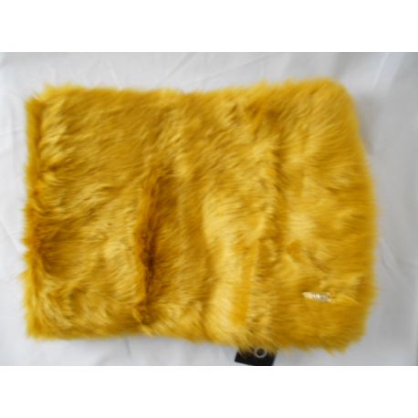 EFECTO DE CUELLO DE ZORRO AMARILLO OCRE LIU JO