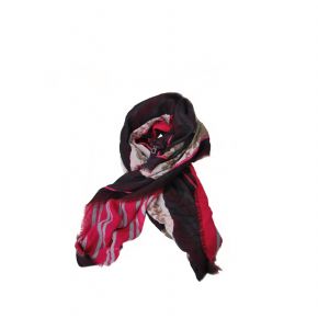 Foulard Liu Jo doppiato anna nero 105x105