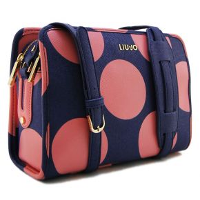 Shoulder STRAP S KOS Y9194 polka DOTS CORNFLOWER blue/CORAL, LIU JO