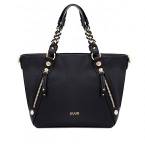 Bolsa de compras de Liu Jo lavanda negro