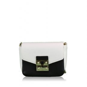 Bag tracollina small black white Liu Jo