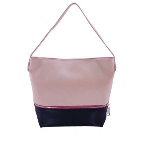 Hobo bag with tracola Patrizia Pepe pink black