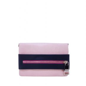 Borsa Pochette tracolla Patrizia Pepe rosa nera