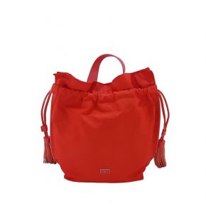 Reisetasche technischen Patrizia Pepe in naylon rot