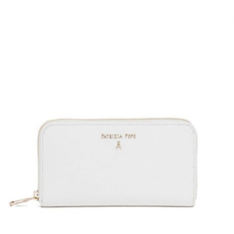 Wallet zip around Patrizia Pepe white