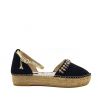 Espadrillas Patrizia Pepe 2 pezzi in camoscio nero