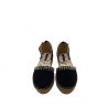 Espadrillas Patrizia Pepe 2 pezzi in camoscio nero