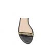 Sandal Patrizia Pepe Hippy Suede black gold