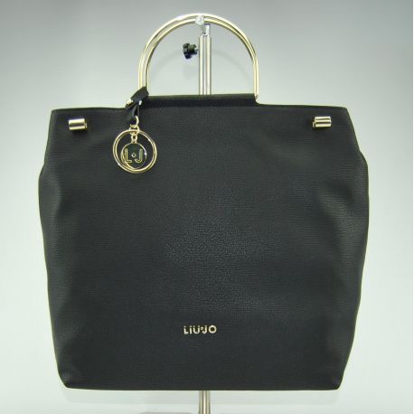 Bolsa de compras con correa para el hombro Liu Jo l maincy negro