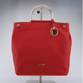 Bolsa de compras con correa para el hombro Liu Jo l maincy rojo