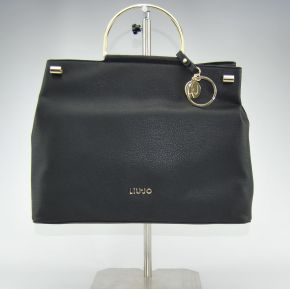 Shopping bag Liu Jo with straddles maincy black