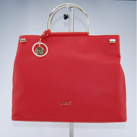 Borsa shopping Liu Jo con tramezza maincy rossa