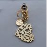 Portachiav Liu Jo key ring heart light gold