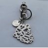 Portachiave Liu Jo key ring heart nikel