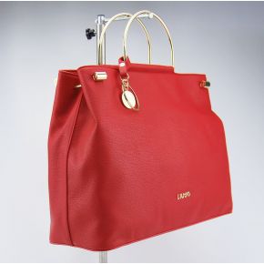 Shopping bag Liu Jo with straddles maincy red